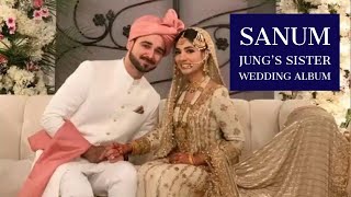 Sanam Jung's sister Amna Jung Wedding Pictures and Video