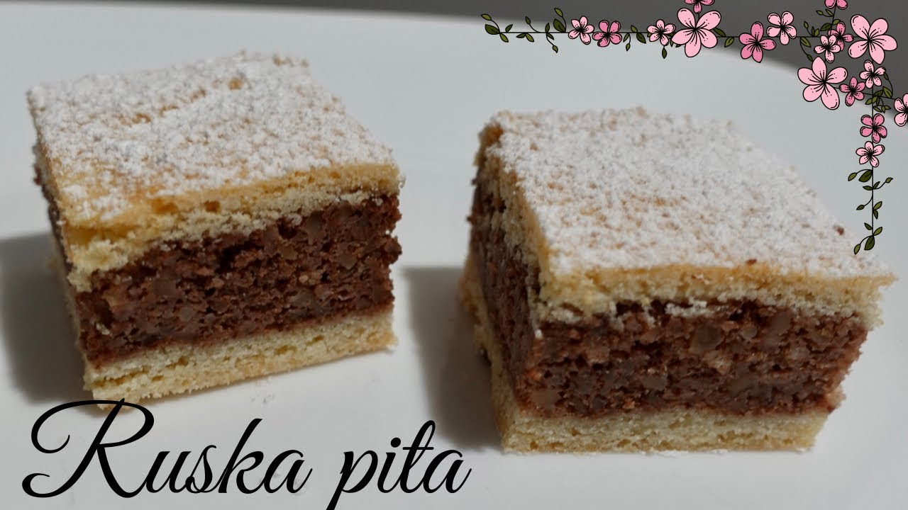 JEDNOSTAVNA I VEOMA UKUSNA RUSKA PITA SA ORASIMA