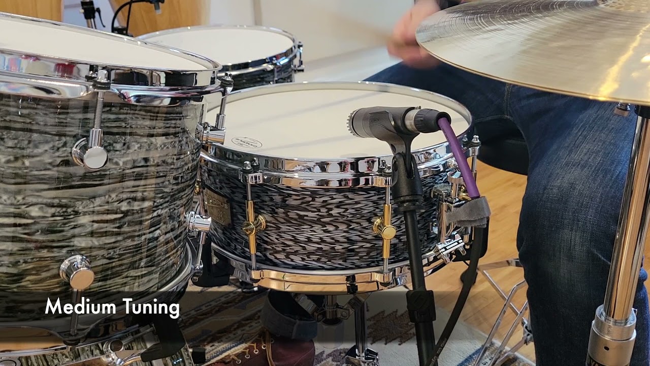 (SOLD) Snares - Canopus Drums 5.5x14 Neo Vintage NV60-M1 Snare Drum (Black Onyx)