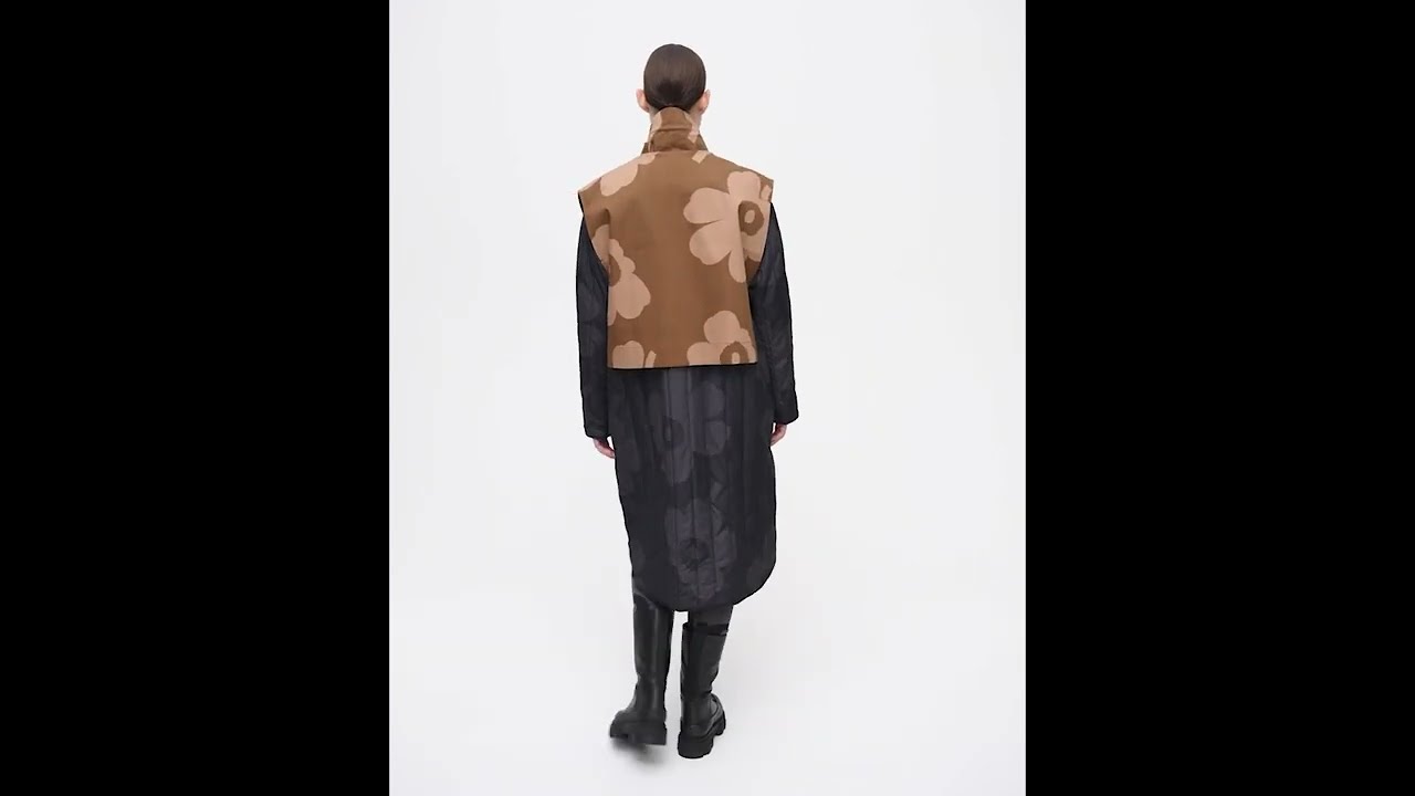 Marimekko　Juhlaunikko / Magnea vest ウニッコ Marimekko Magnea Juhlaunikko Vest - YouTube