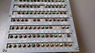 OEM A320 after overhead breakers panel
