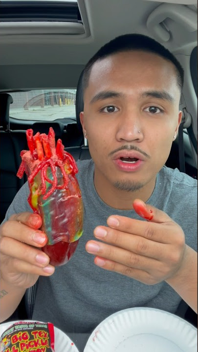 Trying the viral Chamoy Pickle Kit🥒 #shorts