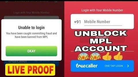 🔥🔥 How to unblock mpl pro account |How to recover mpl block account.Latest trick.28/5/2019+mpl mod