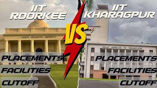 IIT ROORKEE Vs IIT KHARAGPUR | IIT ROORKEE PLACEMENTS | IIT KHARAGPUR PLACEMENTS | JEE MAINS 2024