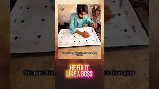 LED TV Repair Demo by a Pakistani Pro shorts #HowItsMade #Satisfying #Restoration #DIYRepair #fix