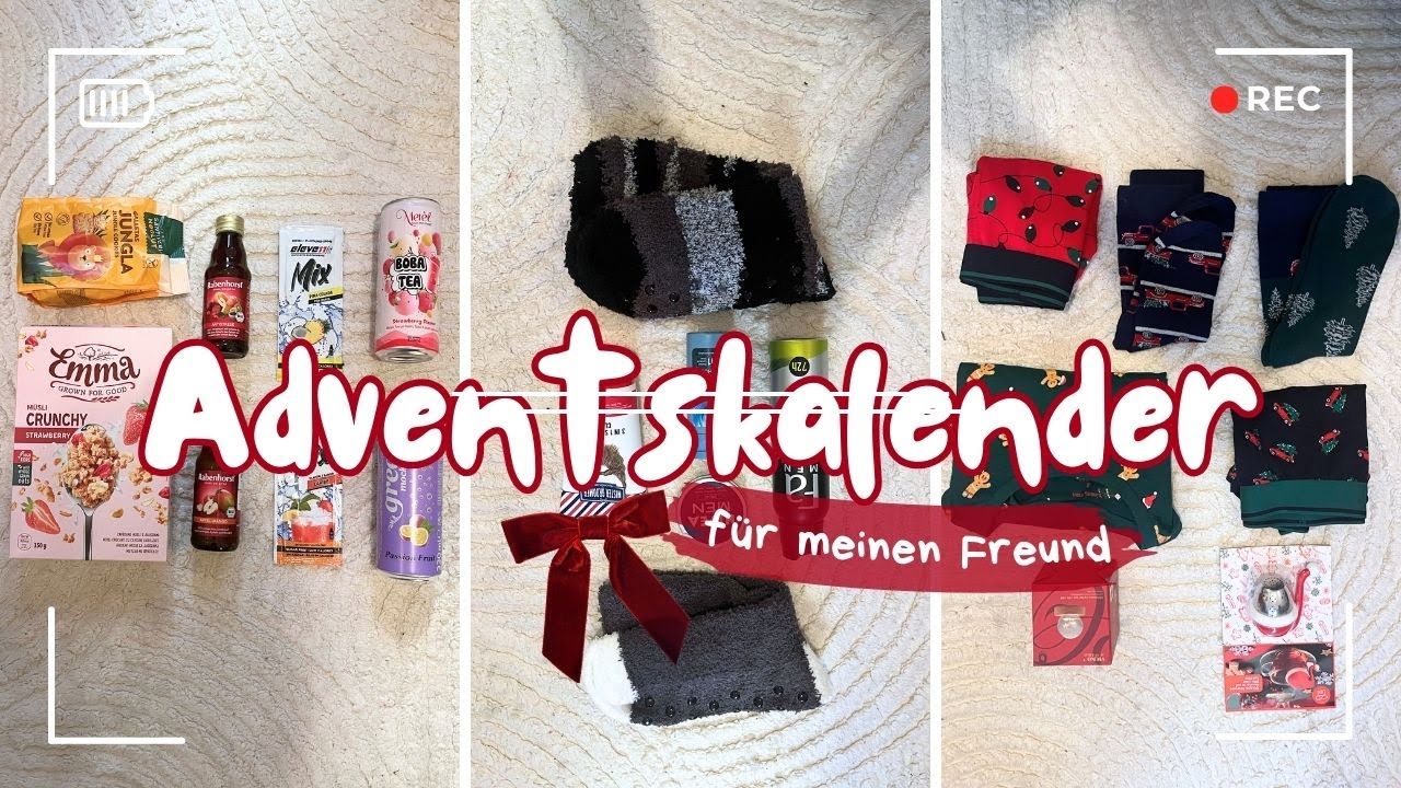 Adventskalender für meinen Freund 2025 - DIY - Last minute Ideen