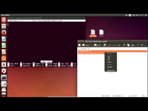 GUI root login without the error message in Ubuntu 14.04 LTS