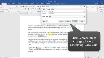How to find and replace words in Microsoft Word 2016 easily