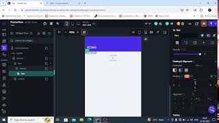 Flutterflow rows and columns explained in hindi | flutterflow tutorial in hindi