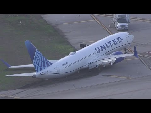 New findings on United Airlines Jet that slid off runway at Bush Airport