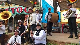 Moon Tower Brass Band - HONK!TX - 7 Apr 2018 - Spiderhouse, Austin TX