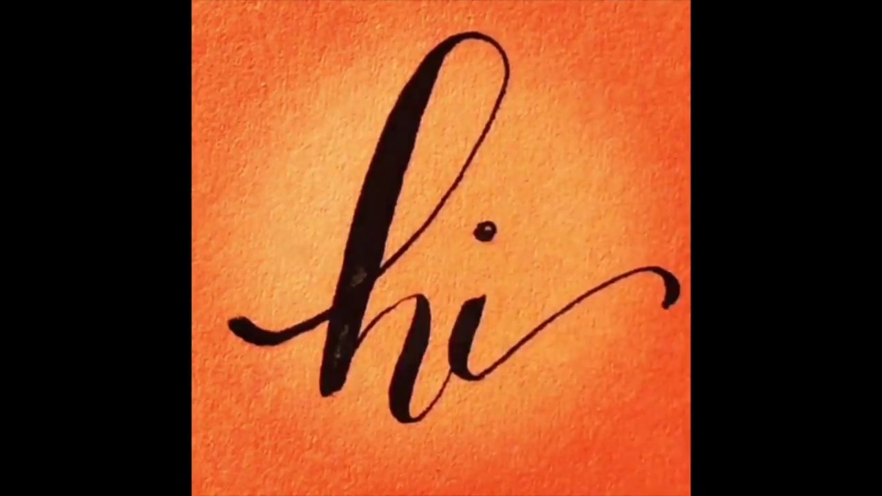 Relaxing Calligraphy Videos - Volume 1 ||  by Crooked Calligraphy