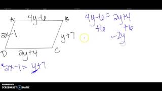 Honors Geometry Chapter 6 Review #8
