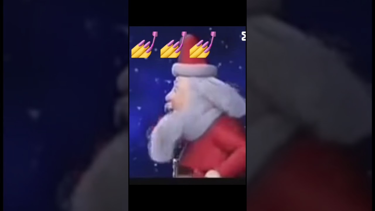 Santa running to earth meme (partially explicit)