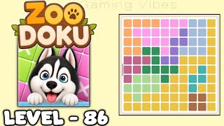 Zoodoku Level 86 Walkthrough Solution