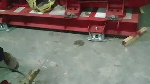 fire fighting - inertia block - spring mounting