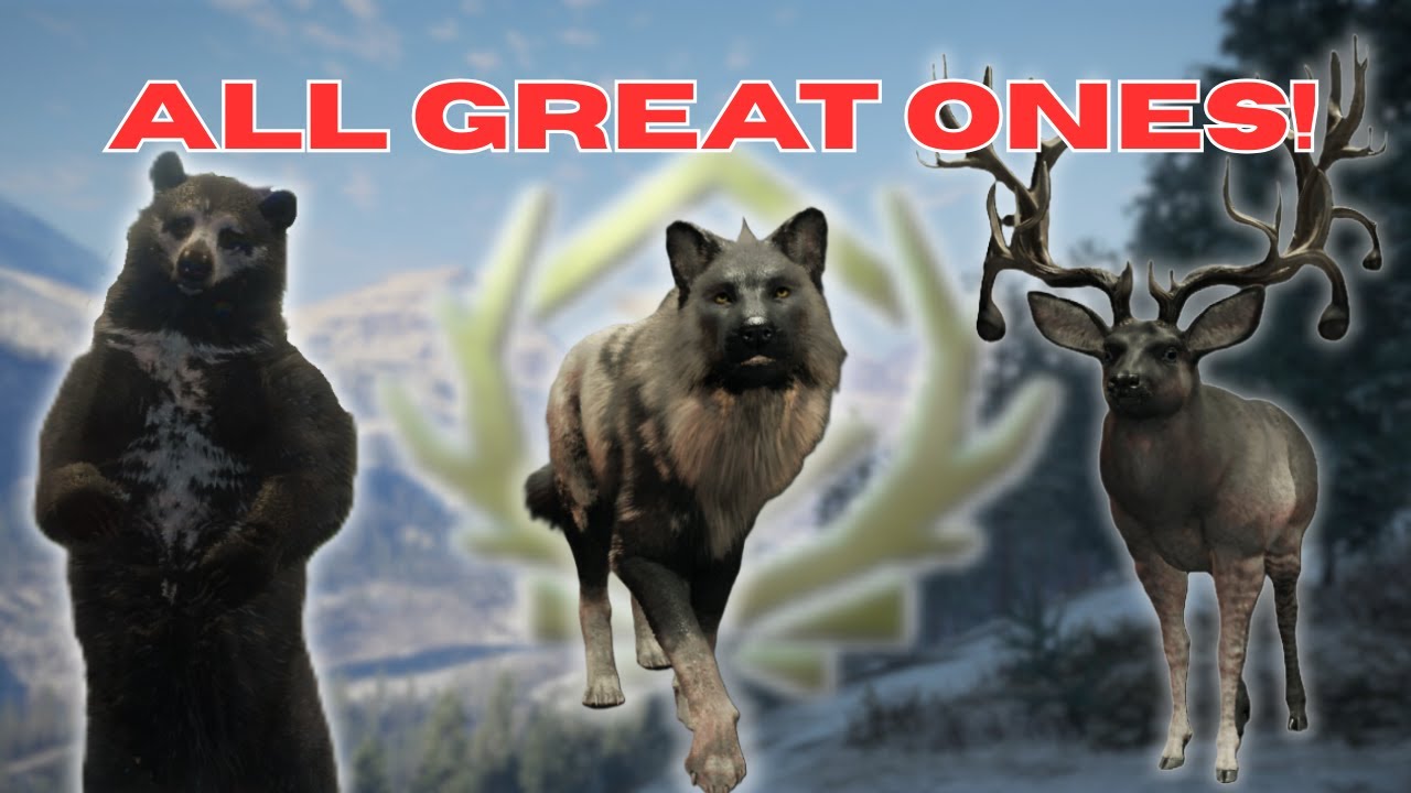 Every Great One I've Killed got on the channel |  TheHunter: Call of the Wild