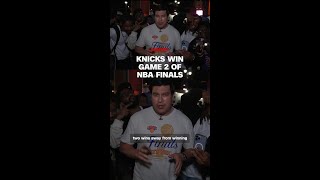 Knicks win Game 2 of NBA Finals