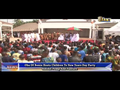 benin city to lagos flight Benin Monarch hosts children to new year party