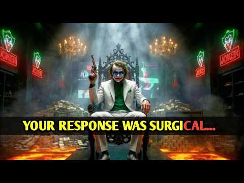 YOUR RESPONSE WAS SURGICAL... Joker video| joker motivation video| dark motivation video
