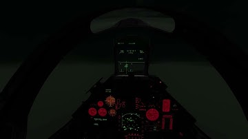 ILS Landing in Night Storm - Mirage 2000 DCS World