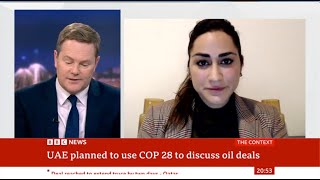 BBC Breaking News- UAE plans to use COP28 to cut oil deals