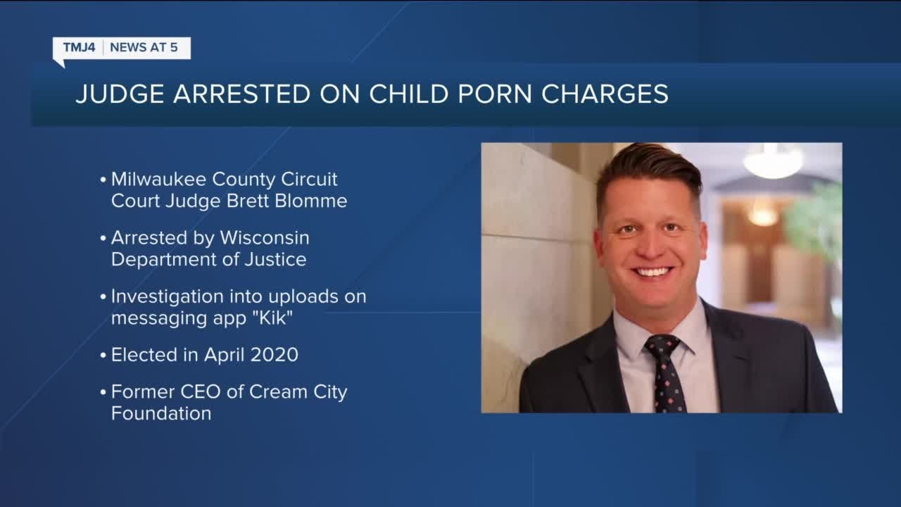 Milwaukee County Judge Brett Blomme arrested on tentative child pornography charges - YouTube