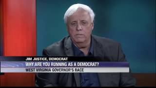 Celebrity Dan Thorn: Businessman Jim Justice talks GOV. Race 2016 Pre-Debate Wealth