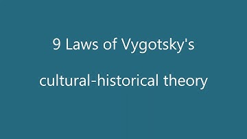 9 Laws of Vygotsky