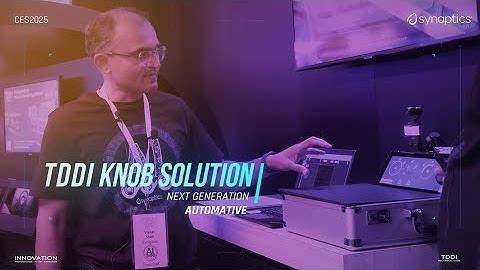 CES 2025 Automotive Knob On Display