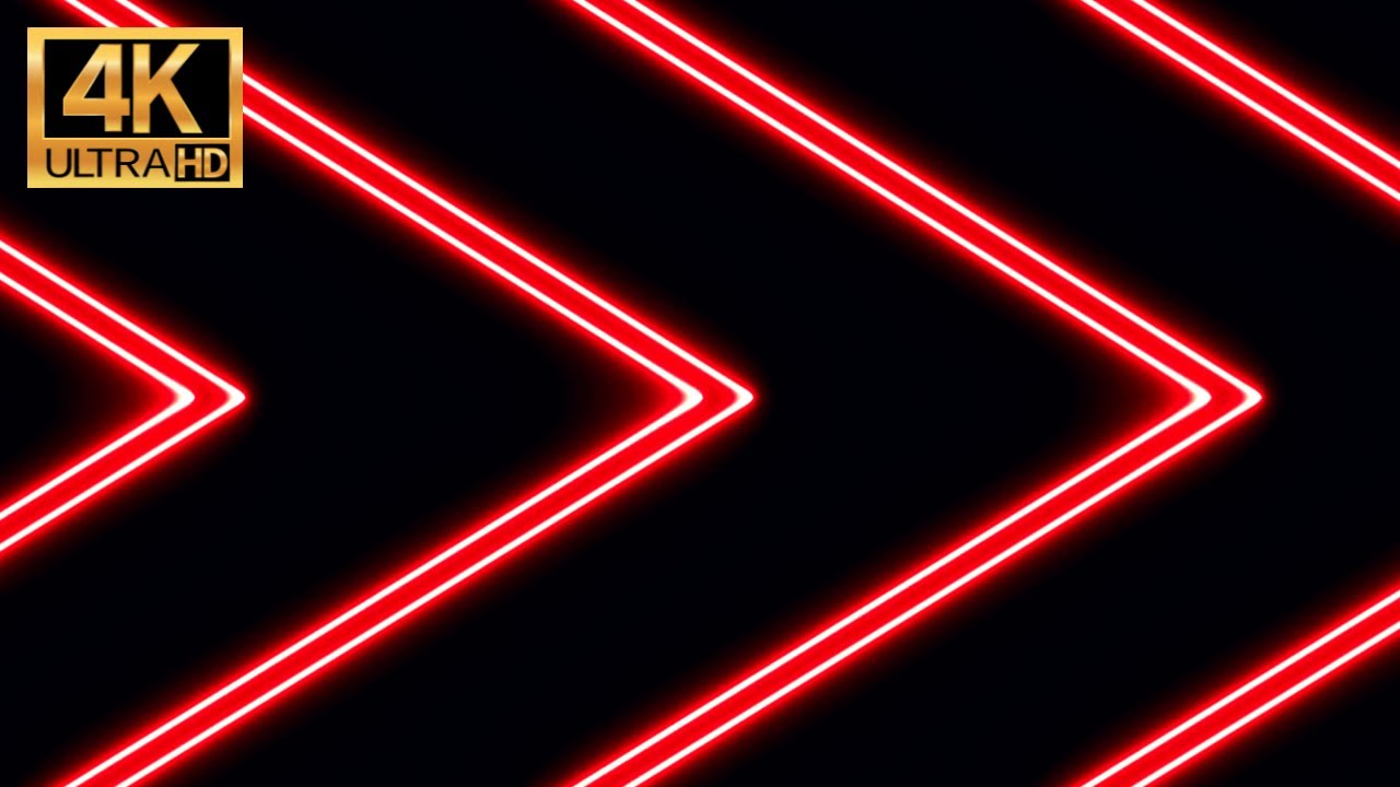Neon LED Tunnel 4K | Backround Video | Loop Video | White noise