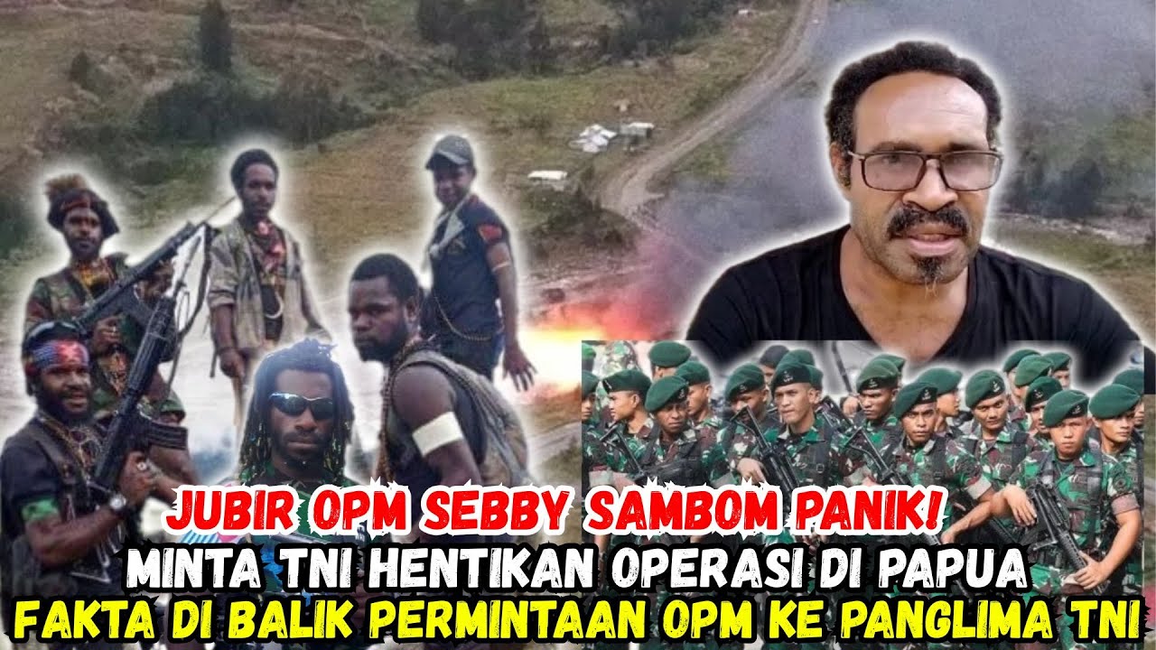 Sebby Sambom PANIK! Minta Panglima TNI Hentikan Jet Tempur di Papua! Apa yang Terjadi di Kiwirok?!
