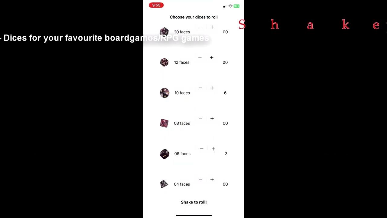 Roll Dices iOS App YouTube
