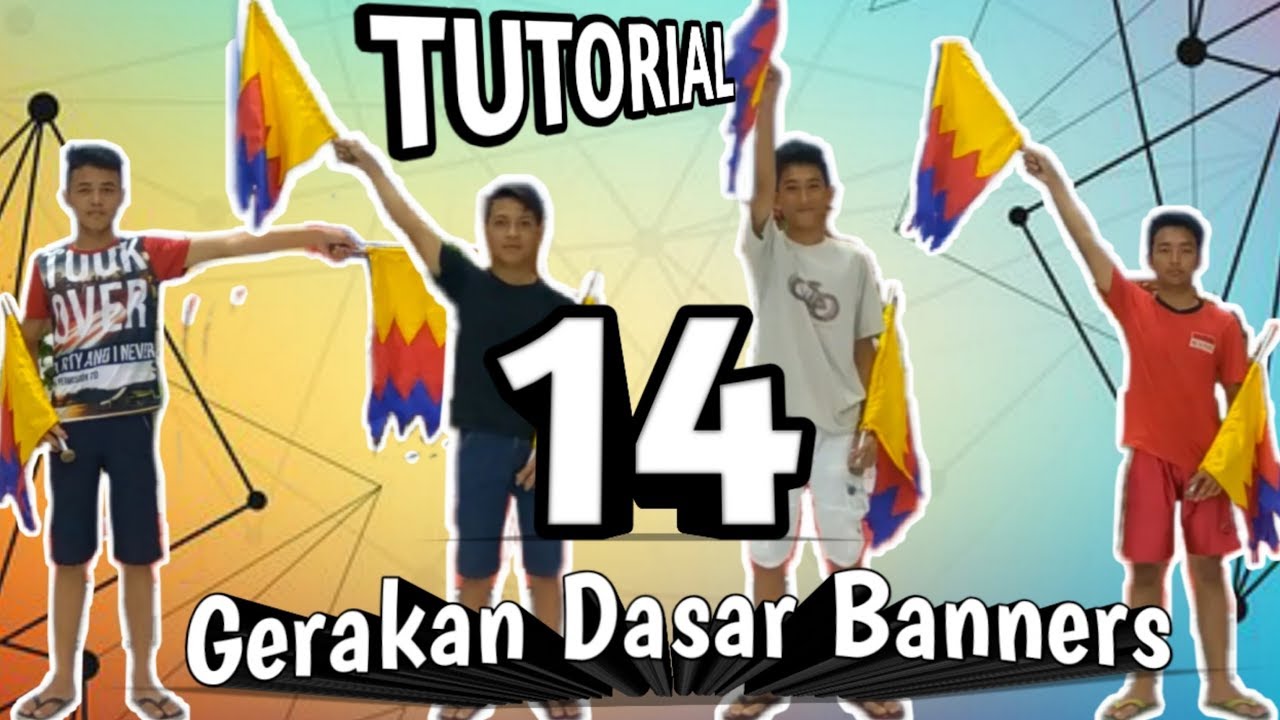 14 Gerakan Dasar Banners