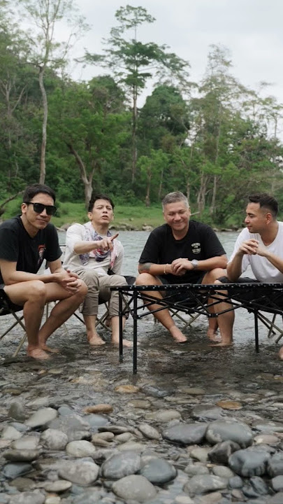 Kebersamaan Ariel Gading Desta Dan Raffi Ahmad Di Sungai Yang Jernih #raffinagita #ariel #shorts