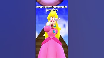 mario characters react to your face