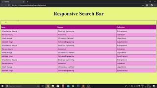 Responsive Search Bar using HTML,CSS and JavaScript|CODE WITH NM