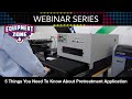 5 Things You Need To Know About Pretreatment Application - Webinar