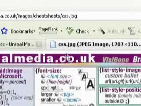 Web Design Cheatsheets