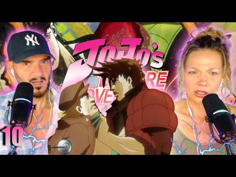 Part 2! JOJO'S BIZARRE ADVENTURE - Ep 10 Reaction