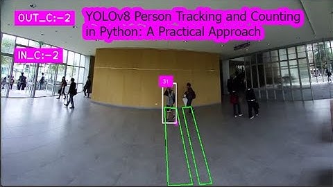YOLOv8 Person Tracking and Counting: Advanced Object Detection | YOLOv8 Object Tracking and Counting