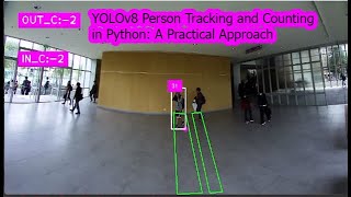 YOLOv8 Person Tracking and Counting: Advanced Object Detection | YOLOv8 Object Tracking and Counting