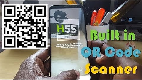 How to Enable or disable Scan QR Code from Internet app Galaxy S8 & S9