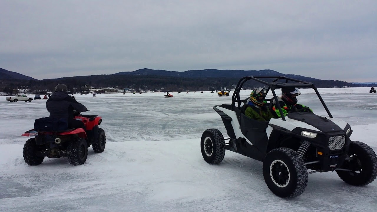 ATVs on Lake 2/17/2018 YouTube