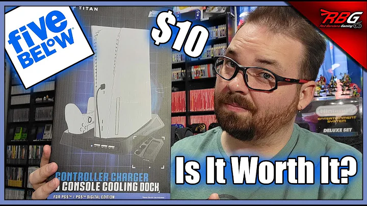 Five Below $10 PS5 Console Cooling Dock with Controller Charger - Setup & Testing