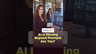 AI Is Moving Beyond Prompts | Master GenAI & Agentic AI | #Shorts | #Simplilearn
