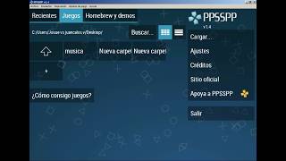descargar emulador de ppsspp para pc 1 link español