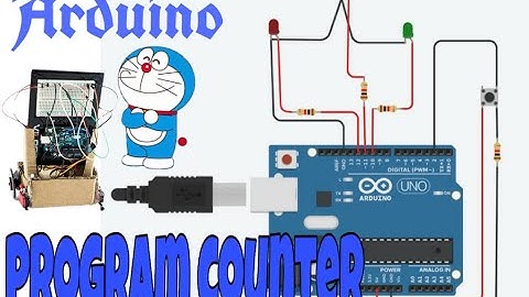 Cara Cepat Menyalakan Rangkaian 3 Lampu menggunakan Program Counter || Arduino UNO