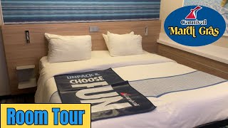 Carnival Mardi Gras | Interior Stateroom Walkthrough & Tour Room 12496