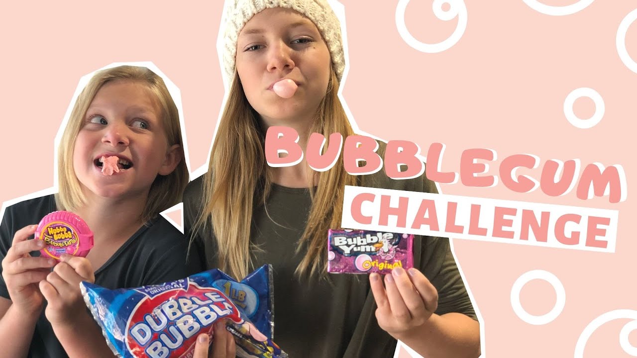 Bubble Gum Challenge! | Peyton Bre
